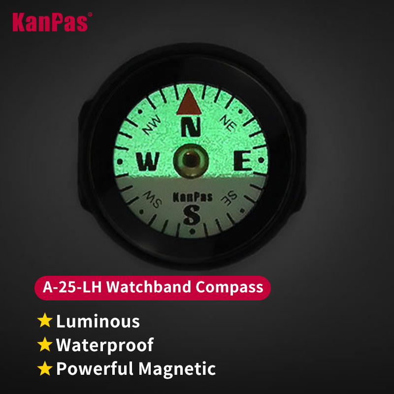 Compass Lensatic - Pulseira de Relógio KANPAS com Bússola,