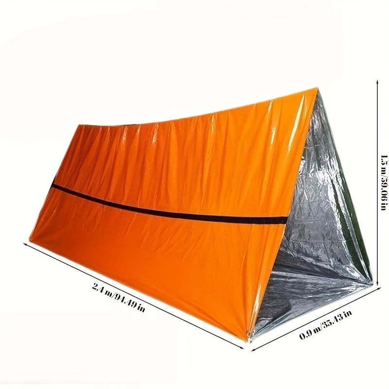 Kit de Sobrevivência de Emergê - Emergency Mylar Tent avaliação e preço